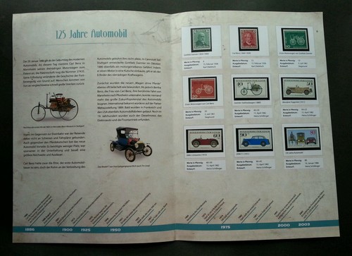 Allemagne 125 ans - , automobile